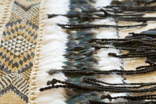 Close up on Māori Cloak